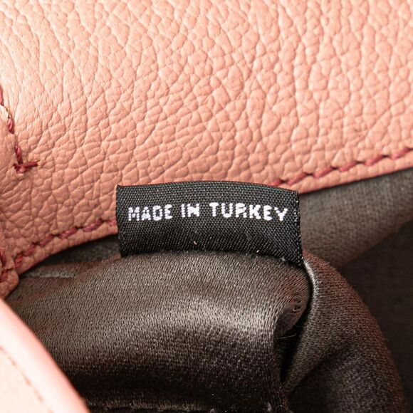 Pre Loved miu miu Studded Leather Clutch Women Pink Clutches - Picture 7 of 8